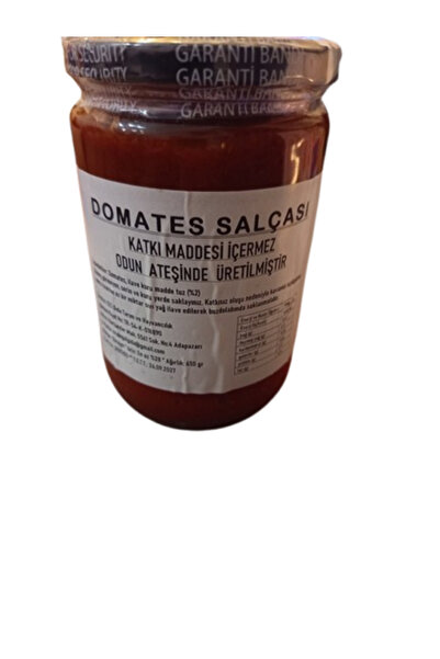 CCS GIDA Adapazarı Domates Salçası 650 Gr Özel odun ateşinde üretilmiştir.