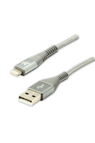 LOGO Cablu USB USB-A - Lightning 2 m Argintiu
