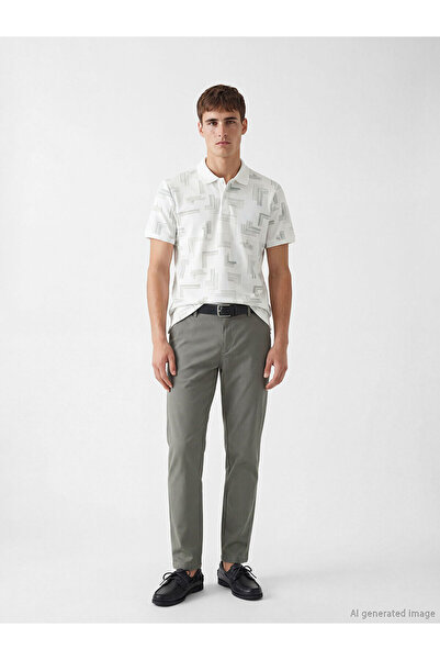 LC Waikiki Nevavm Slim Fit Gabardine Men's Trousers with a Difference