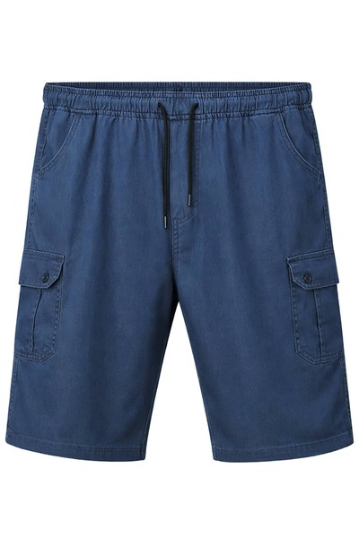 tambattal Τζιν Κάπρι Μεγάλου Μεγέθους με Τσέπες Cargo από Λύκρα (Jean Capri)