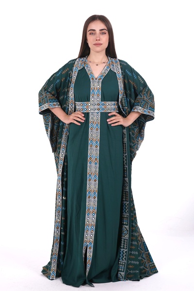 al bent al sharqieh Embroidered Kaftan Ladies Kaftan Dress