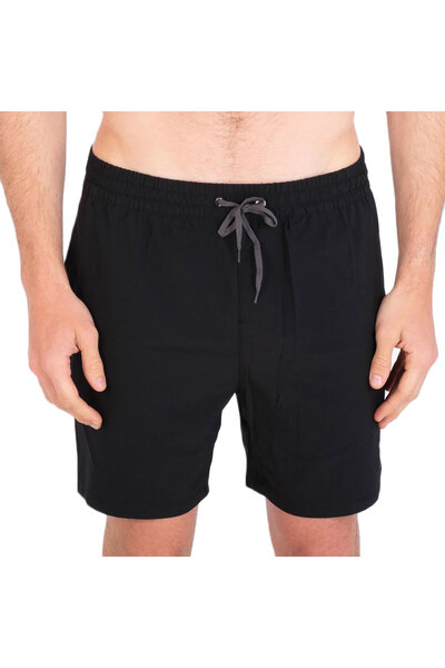 Hurley ΜΟΝΑΔΙΚΑ SOLID VOLLEY 17 " ΣΟΡΤΣ ΚΟΛΥΜΒΗΣΗΣ ΜΑΥΡΟ S