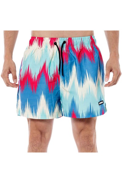 BEE UNUSUAL Σορτς Κολύμβησης  "Κύματα Χρωμάτων " Πολύχρωμο Μ