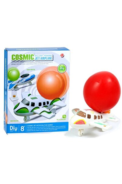Jokomisiada Avion cu reacție cosmică propulsat cu balon, set ZA2039