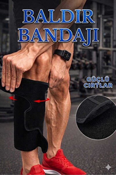 UYDEE Ayarlanabilir Nefes Alabilen Kaymaz Sporcu Baldır Bandı Unısex Baldır B...