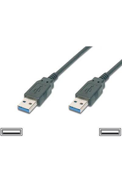 PremiumCord Cablu USB USB-A - USB-A 2 m Negru (ku3aa2bk)