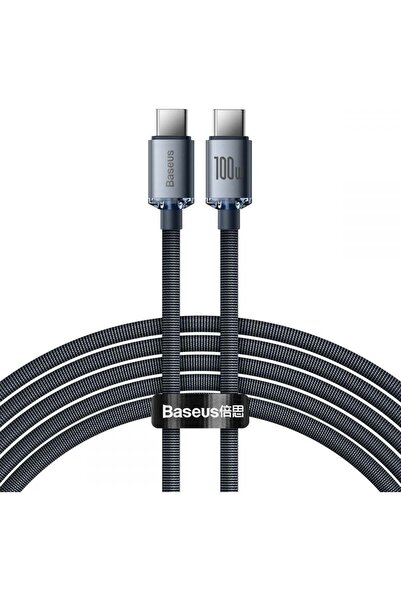 Baseus Cablu USB-C - USB-C 2 m Negru (baseus_20220112122938)