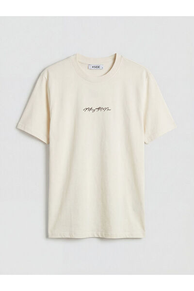 LC Waikiki Peak New Season Crew Neck Printed Men's T-Shirt
