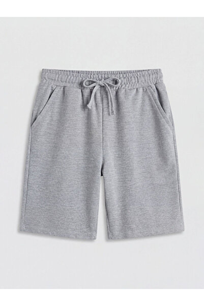 LC Waikiki Lcw Kids Gray Basic Boy Shorts with Nevavm Difference - S6Dk23Z4-Ct3