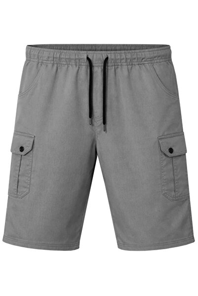 tambattal Τζιν Κάπρι Μεγάλου Μεγέθους με Τσέπες Cargo από Λύκρα (Jean Capri)