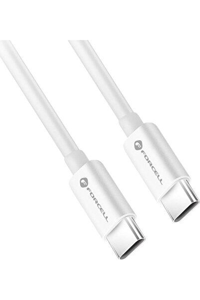 Forcell Cablu USB-C la USB-C QC4.0 3A/20V PD60W C338 50cm alb