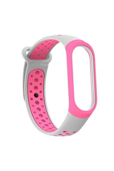 Beline Curea Mi Band 3/4 Design Roz-Gri/Roz- gri