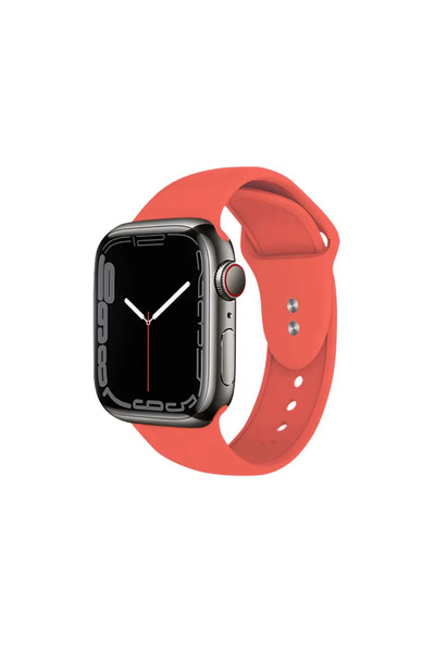 Crong Curea din silicon lichid pentru Apple Watch 38/40/41 mm (corali)