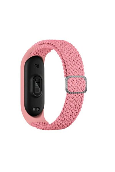 Beline Curea textilă roz pentru Mi Band 7/6/5