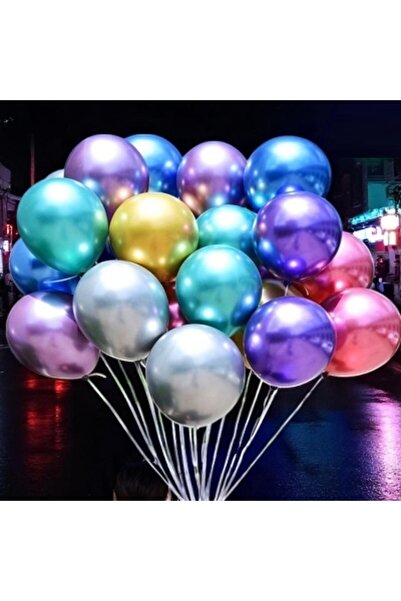 Kuzey 432 Pcs Colorful Chrome Balloons Mirror Balloons Shiny Metallic Balloon...