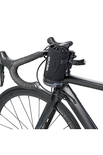 Wildman Geantă/suport pentru bicicletă, pentru cadru R1, negru-gri