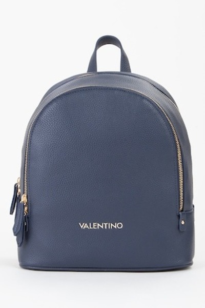 Valentino Bags Δερμάτινο Σακίδιο Πλάτης Bowler Brixton, Ναυτικό Μπλε