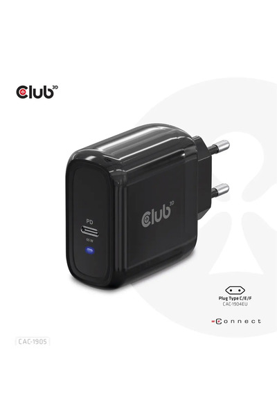 Club 3D Încărcător de baterii 1x USB-C (CAC-1905EU)