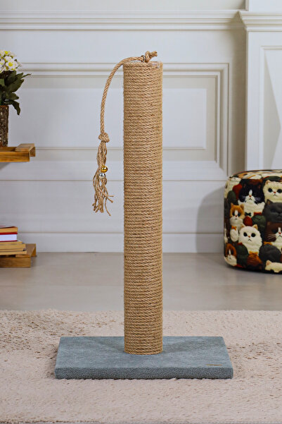 Ahşap Kedi Tırmalama Tahtası 45 cm