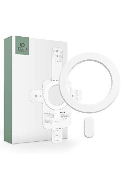 Tech-Protect Inel magnetic universal MagSafe Magmat, alb