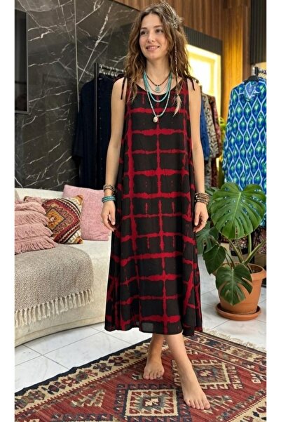 MEHRA Summer dress with suspenders