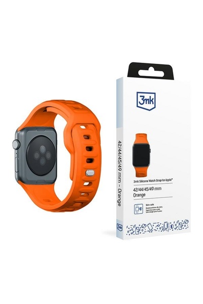 3MK Curea de ceas din silicon Apple Watch 4/5/6/7/8/9/SE/Ultra 42/44/45/49mm ...