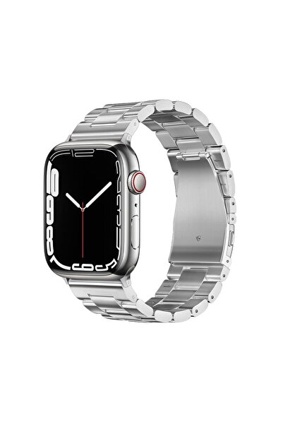 Forcell F-DESIGN FA10 curea pentru Apple Watch 38/40/41mm argintiu