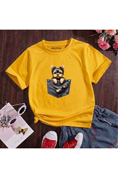 playwear Cep Doge Printed 100% Cotton Crew Neck Παιδικό unisex μπλουζάκι 5 6 ...