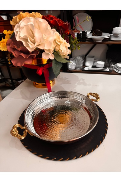 BARITCIOGLU Copper Sahan Menemen Egg Pan Large Size 26 cm