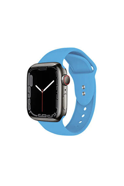 Crong Curea din silicon lichid pentru Apple Watch 38/40/41 mm (albastru)