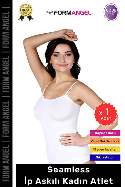 Carlburn # Women's Athlete Fit Mold Seamless U-Neck Thin Fixed Strap Women's ...