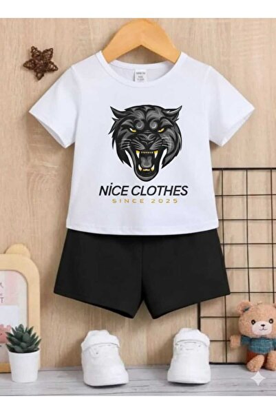 Nice Clothes ΚΑΛΟΚΑΙΡΙΝΟ ΠΑΙΔΙΚΟ ΣΕΤ ΜΠΛΟΥΖΑΚΙ-ΣΟΡΤΣ UNISEX (ΩΡΑΙΟ ΣΧΕΔΙΟ ΛΕΟ...