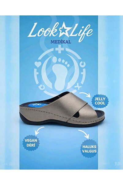 Look Life Γυναικείες καθημερινές, άνετες παντόφλες Hallux valgus με τεχνολογί...