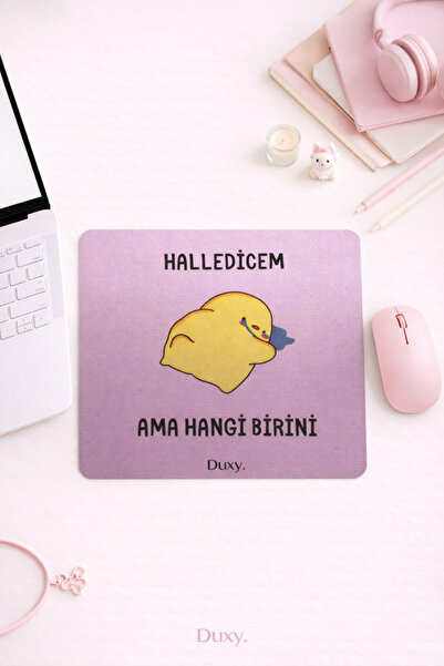 Duxy Χαριτωμένο mouse pad με σχέδια, 23x19 εκ., αντιολισθητική βάση, άνετο κα...