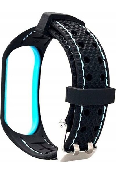 Beline Curea sport Mi Band 7 negru/albastru