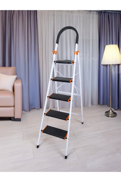 Fiesta HausLife 5 Basamak İnce Slim EXTRA SAĞLAM Merdiven CA-155