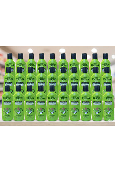 Foresan معطر هواء مركز للمرحاض - 125 مل أخضر (عبوة من 24 قطعة) مزيل روائح طوي...