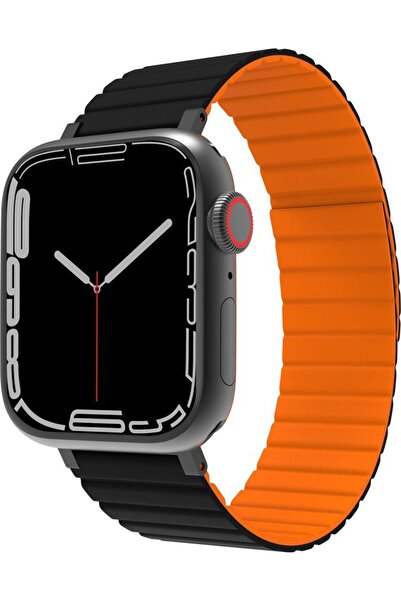 Jcpal Curea FlexForm pentru Apple Watch Negru/Portocaliu (38/40/41mm)