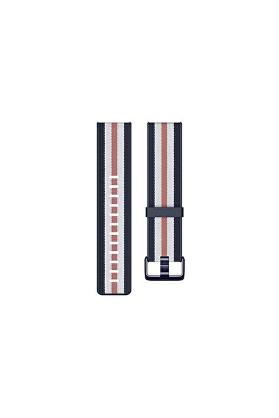 Fitbit |   Curea hibridă țesută Versa-Lite, mărime mare, bleumarin/roz |   Cu...