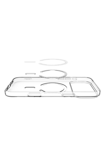 Spigen Husă pentru iPhone 17 Pro, cu cristale lichide, transparentă