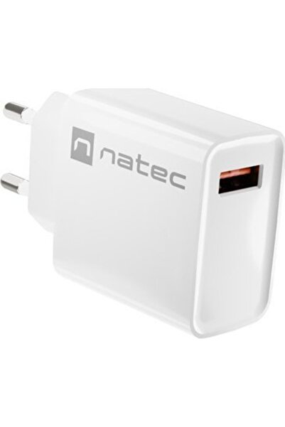 Natec ÎNCĂRCĂTOR DE REȚEA RIBERA 1X USB-A 18W ALB NUC-2057