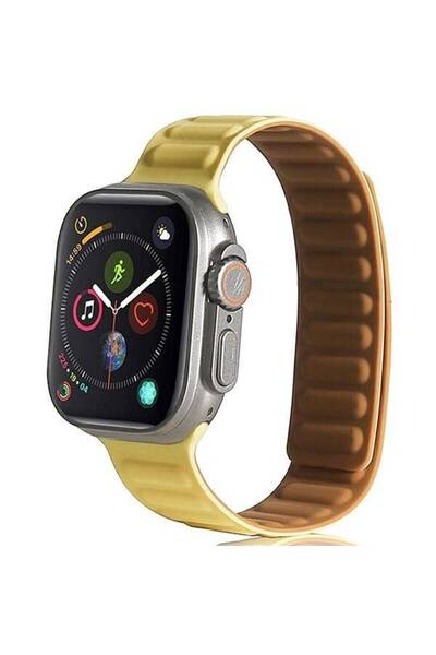 Beline Curea magnetică Apple Watch 42/44/45/49mm galbenă