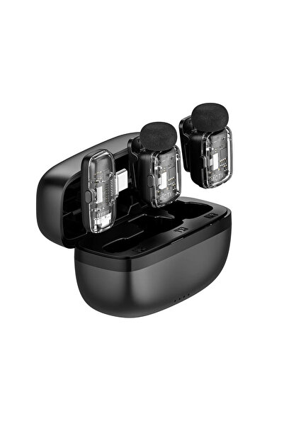 WIWU Duo Wireless Microphone ANC Black (WM008)