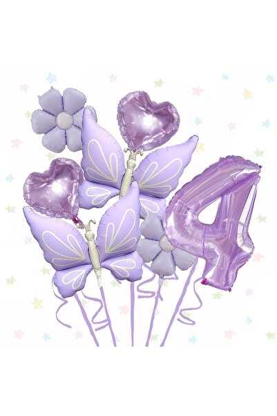 ÇITIPITISTORE Σετ γιορτής γενεθλίων με μπαλόνια από αλουμινόχαρτο σε σχήμα λι...