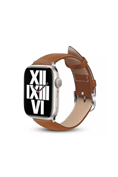 Crong Curea Noble - Curea din piele naturală pentru ceasul Apple Watch 38/40/...