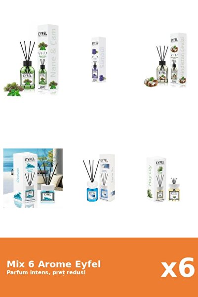 Eyfel Set 6 Mix Variat: 6 arome