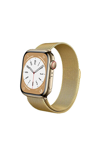 Crong Milano Steel - Curea din oțel inoxidabil pentru Apple Watch 38/40mm (Au...