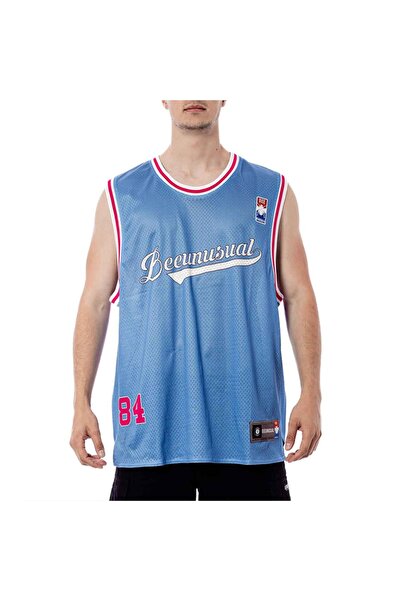 BEE UNUSUAL ΔΙΧΤΥΩΤΟ ΦΑΝΕΛΑΚΙ ΓΑΛΑΚΤΩΜΕΝΟ ΜΠΛΕ XXL