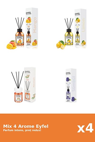 Eyfel Set 4 Mix Eyfel: 1x Acacia, 1x Lamaie, 1x Mango, 1x Zambile