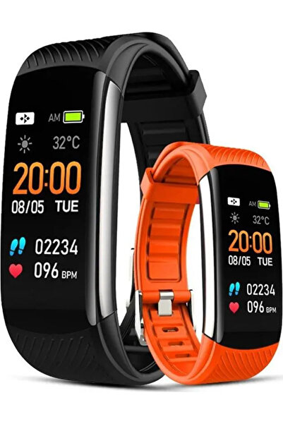 Other Smartband Giewont Fit&GO Duo GW200-9 - Black + Pasek Orange Power